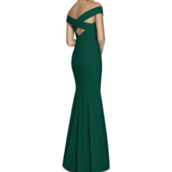 Dessy Collection Dresses & Skirts - Dessy Collection Off-the-Shoulder Trumpet Gown